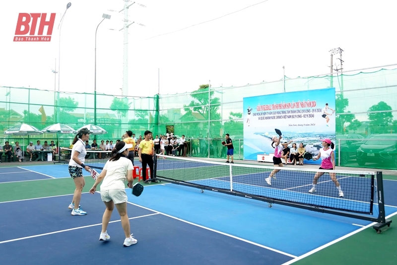 Khai mạc Lớp tập huấn môn pickleball tỉnh Thanh Hóa năm 2024