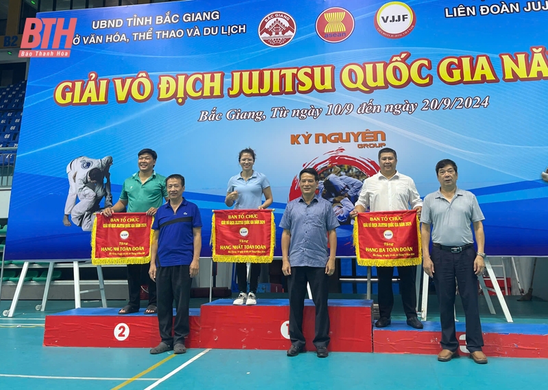 Thanh Hóa xếp thứ ba toàn đoàn tại Giải vô địch Jujitsu quốc gia 2024